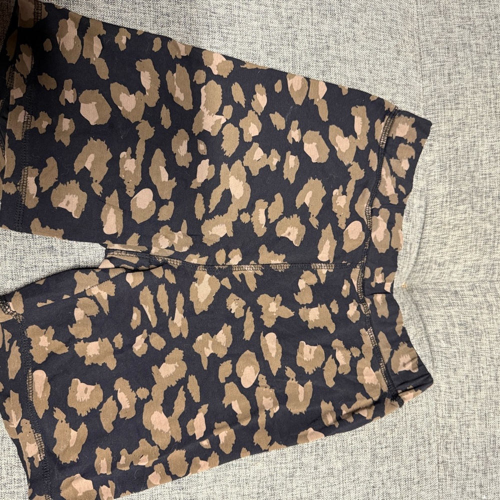 Brunette The Label Black and Tan Bike Shorts